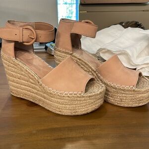 Marc Fisher LTD Alida Wedge Sandals Size 6.5